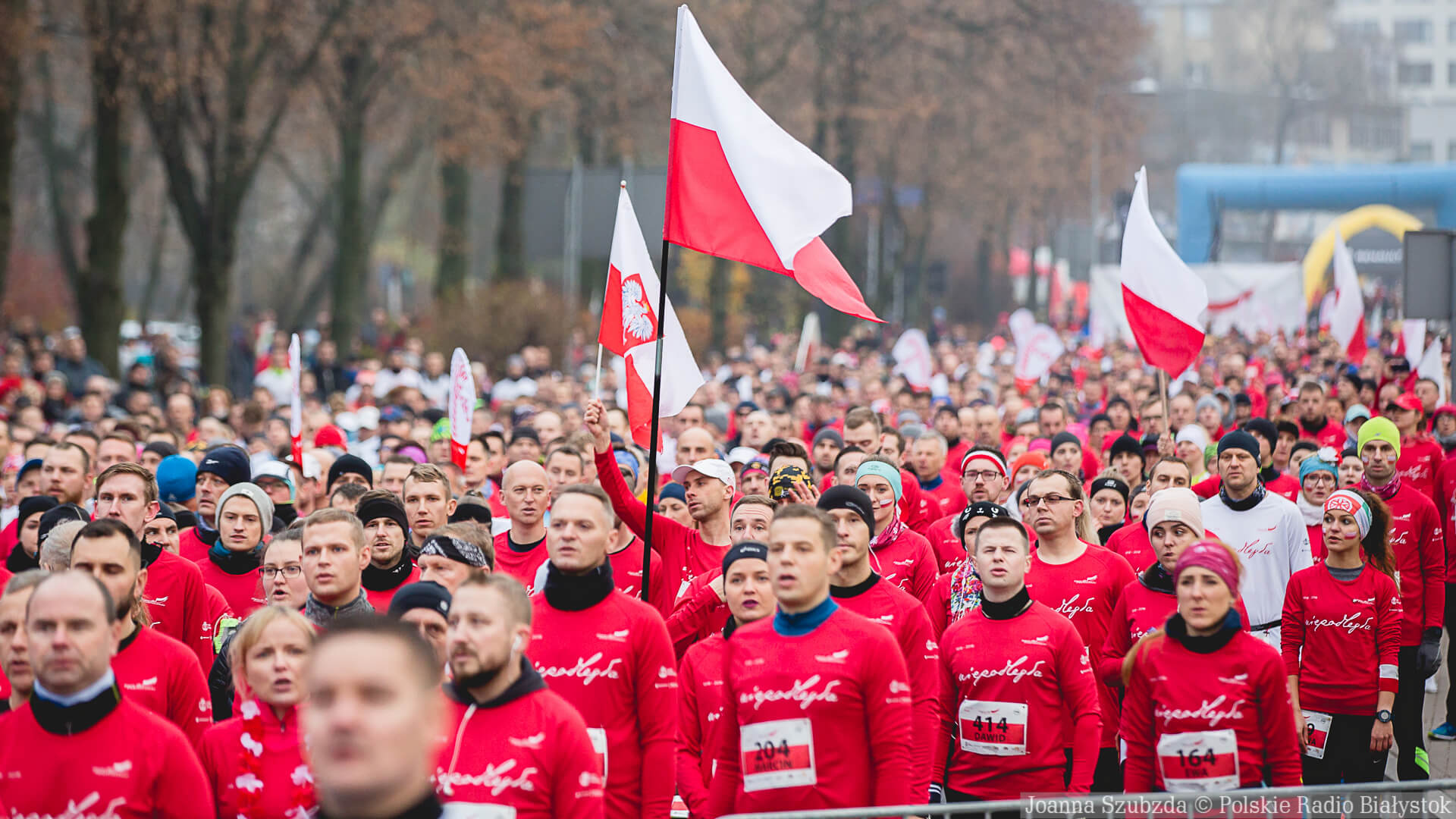 Biegnę dla Niepodległej - biegacze uczcili niepodległość w Białymstoku [zdjęcia]