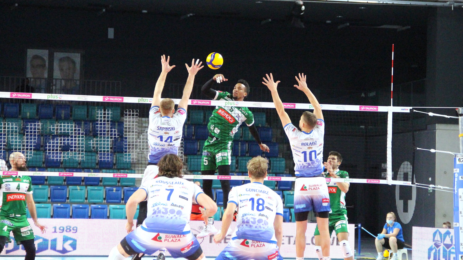 Ślepsk Malow Suwałki przegrywa w siatkarskiej PlusLidze z AZS-em Olsztyn 1:3 [zdjęcia]