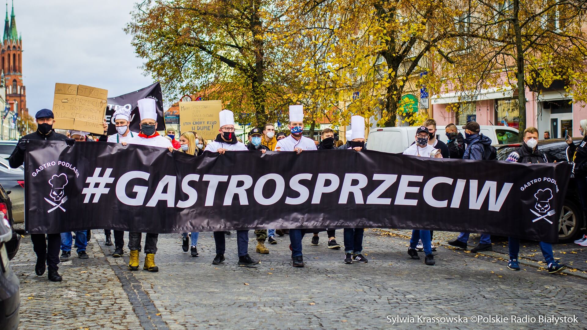 "Gastroprotest" w związku z zamknięciem lokali przez koronawirusa [zdjęcia, wideo]