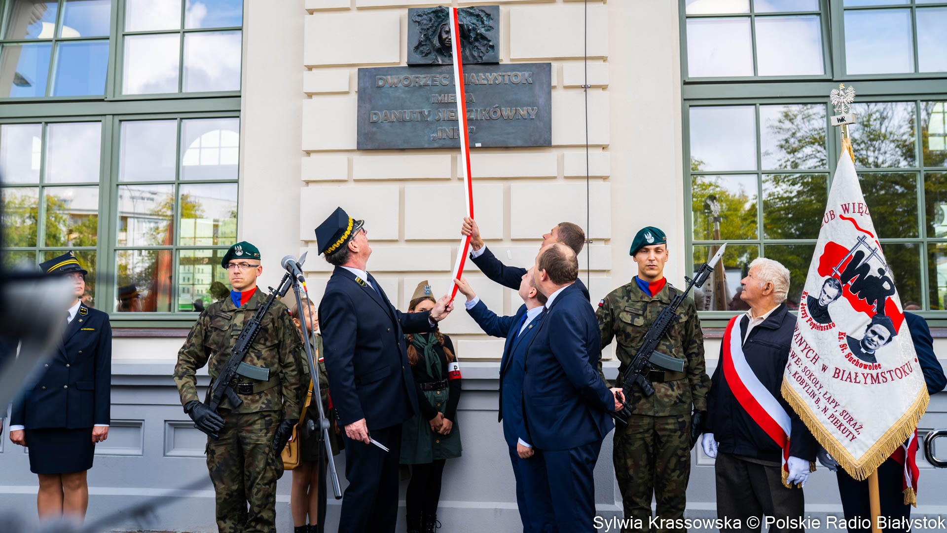 Danuta Siedzikówna "Inka" patronką dworca PKP w Białymstoku [zdjęcia]
