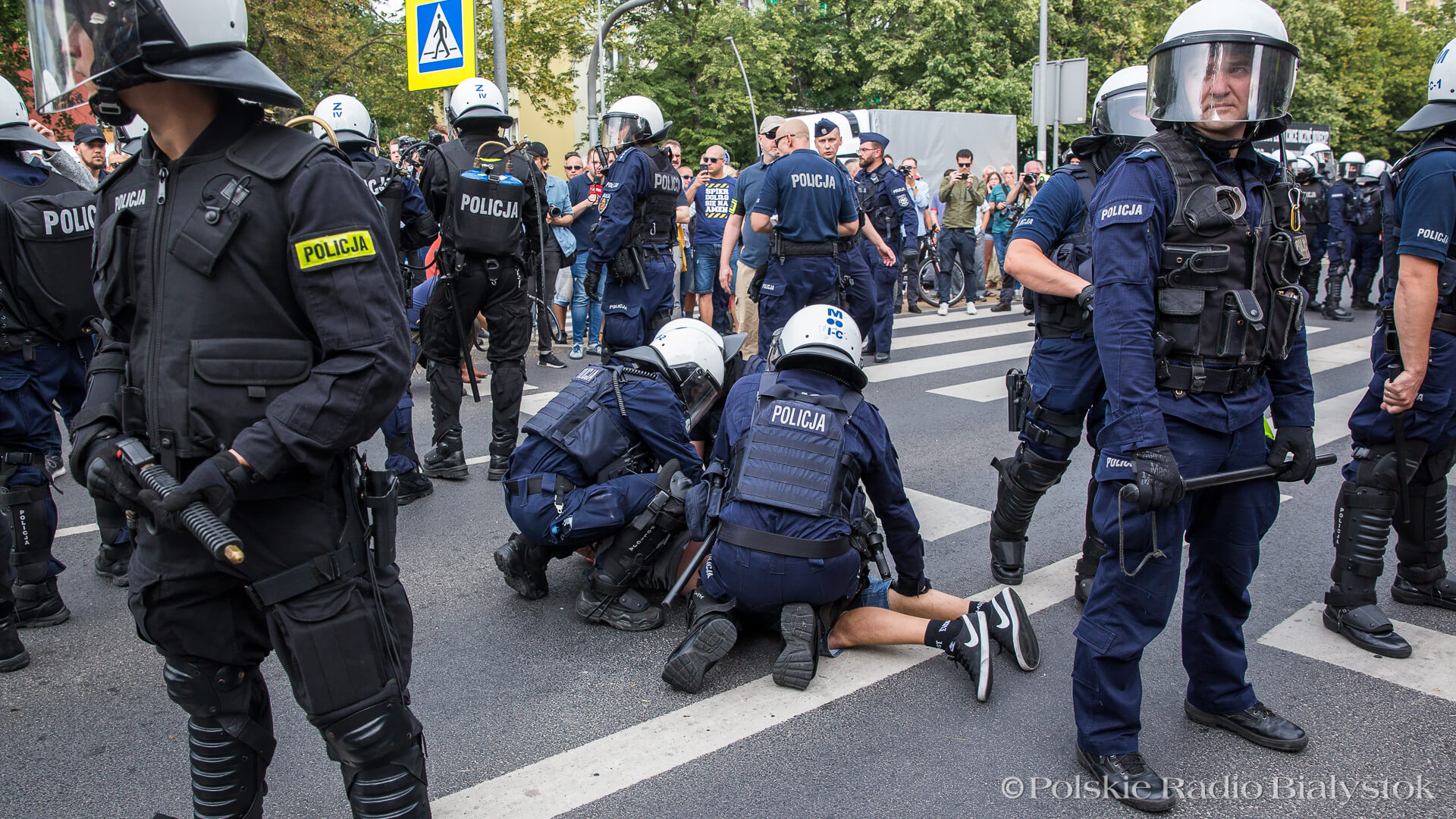 KGP po marszu w Białymstoku: kto dopuścił się naruszenia prawa musi liczyć się z konsekwencjami