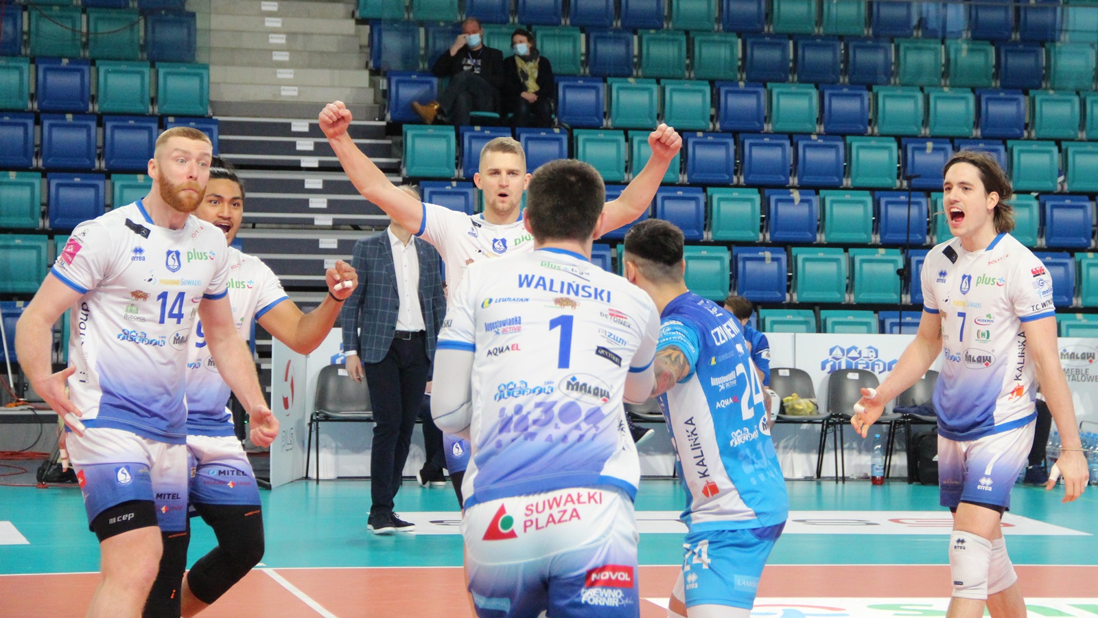 Ślepsk Malow Suwałki nie odpuszcza walki o grę w pierwszej ósemce PlusLigi