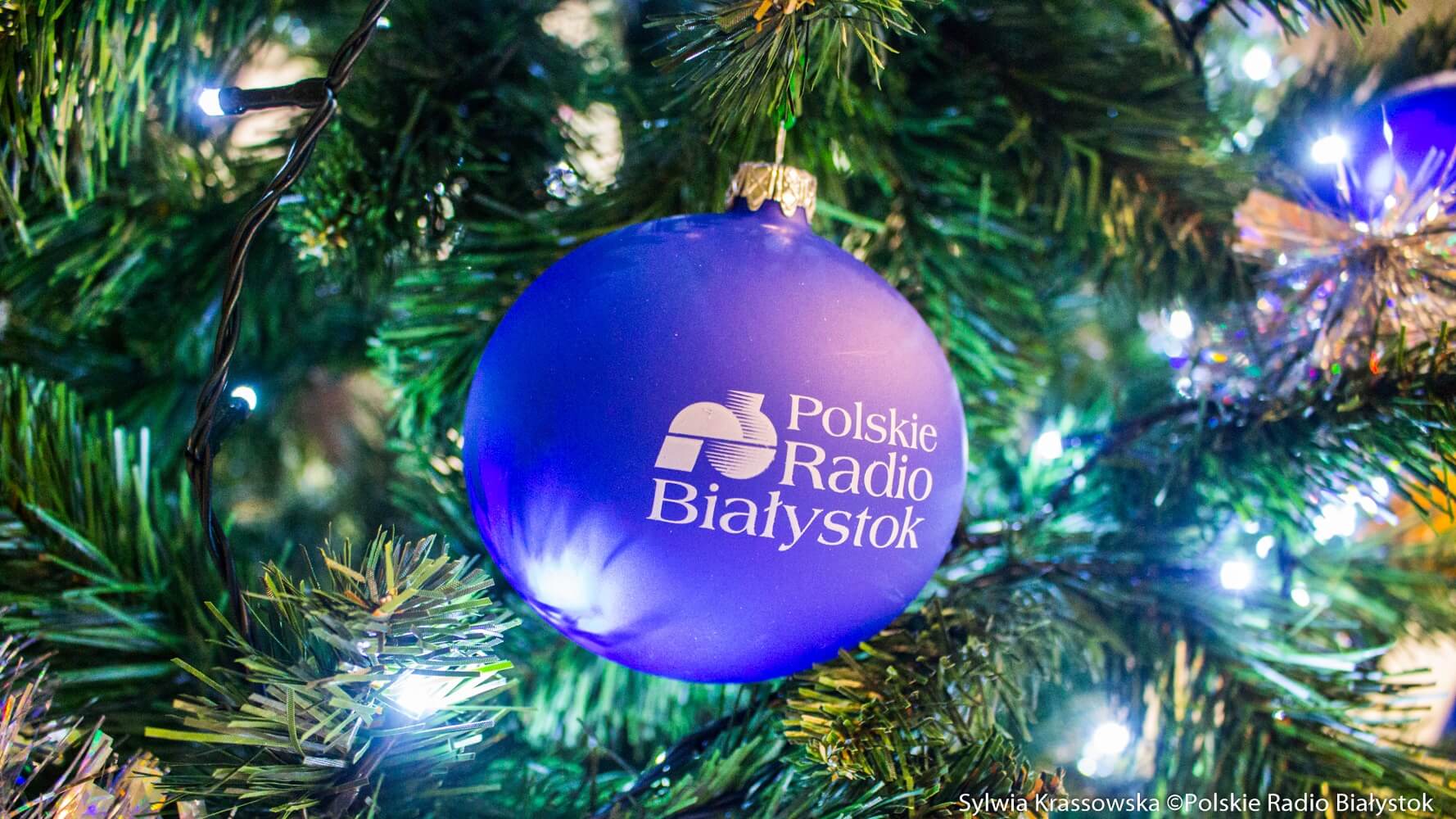 Choinka na niebiesko w Białowieży [zdjęcia]