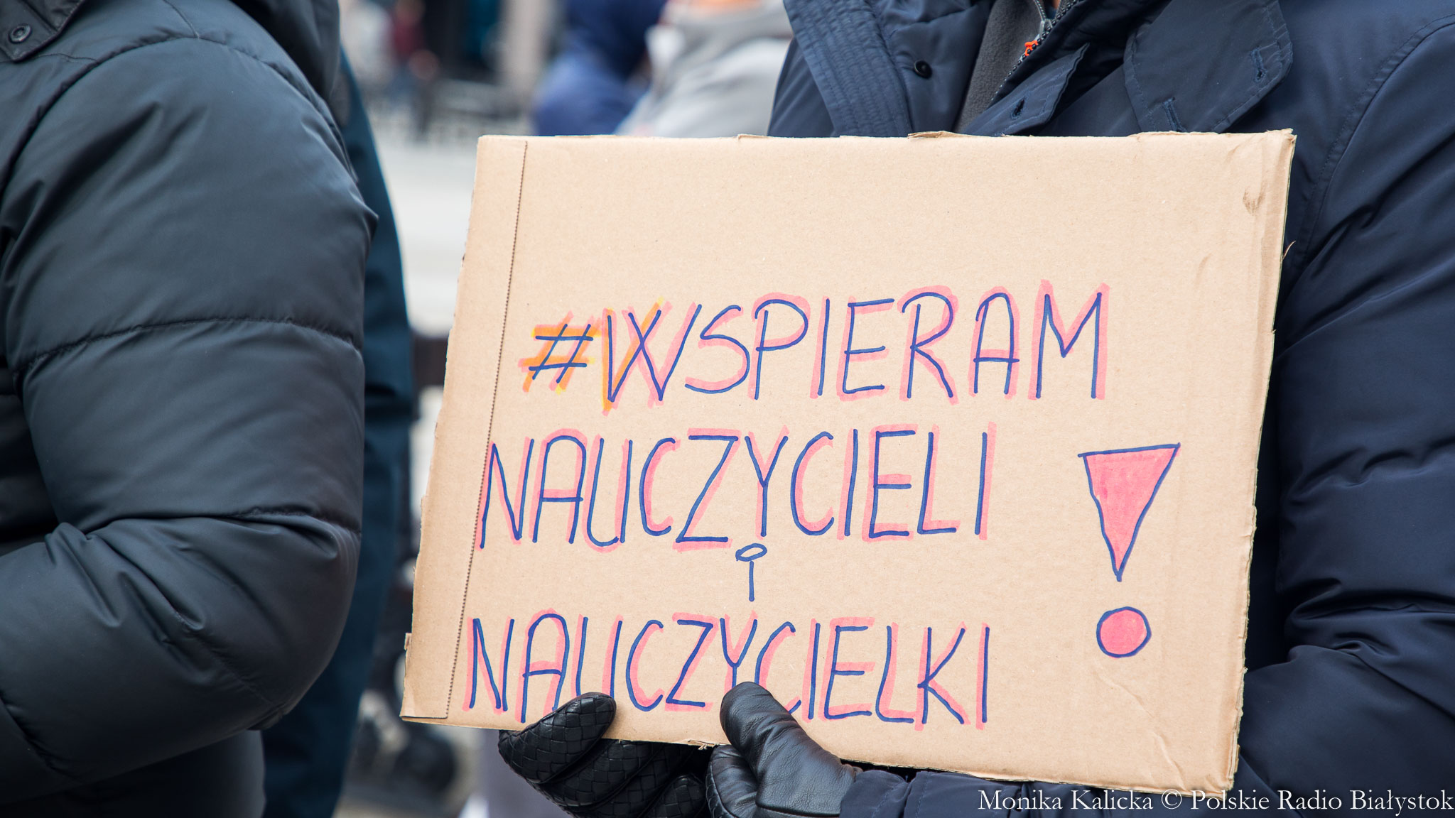 ZNP: utrzymuje się liczba nauczycieli, którzy strajkują w Podlaskiem