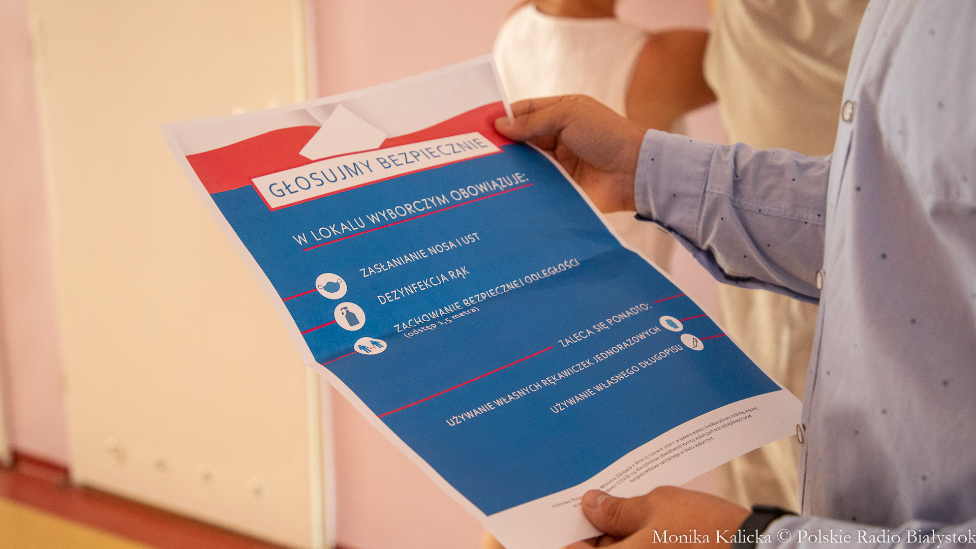 Lokale wyborcze w reżimie sanitarnym [zdjęcia]