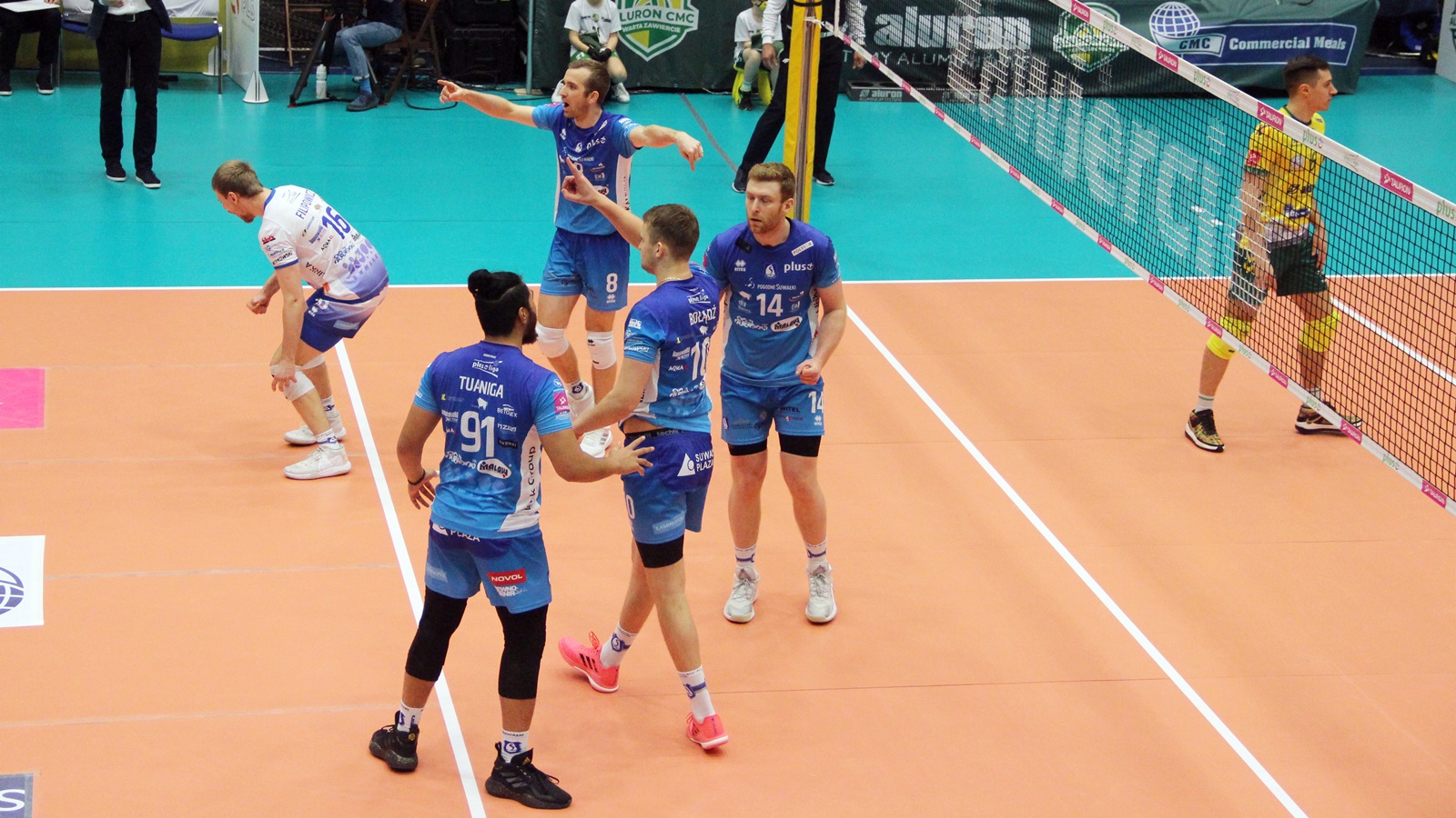 Siatkarze Ślepska Malow Suwałki wygrywają w złotym secie z Zawierciem i zajmują 7. miejsce w PlusLidze