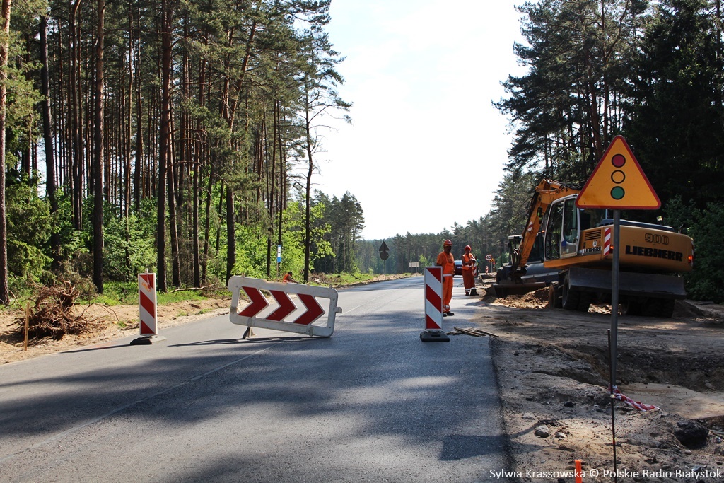 Przedłużą się remonty dróg z Białegostoku do Łap i do Supraśla