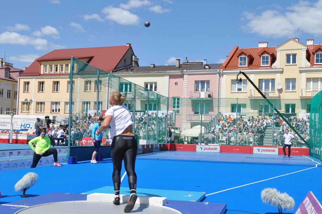 Mityng lekkoatletyczny na Rynku Kościuszki w Białymstoku