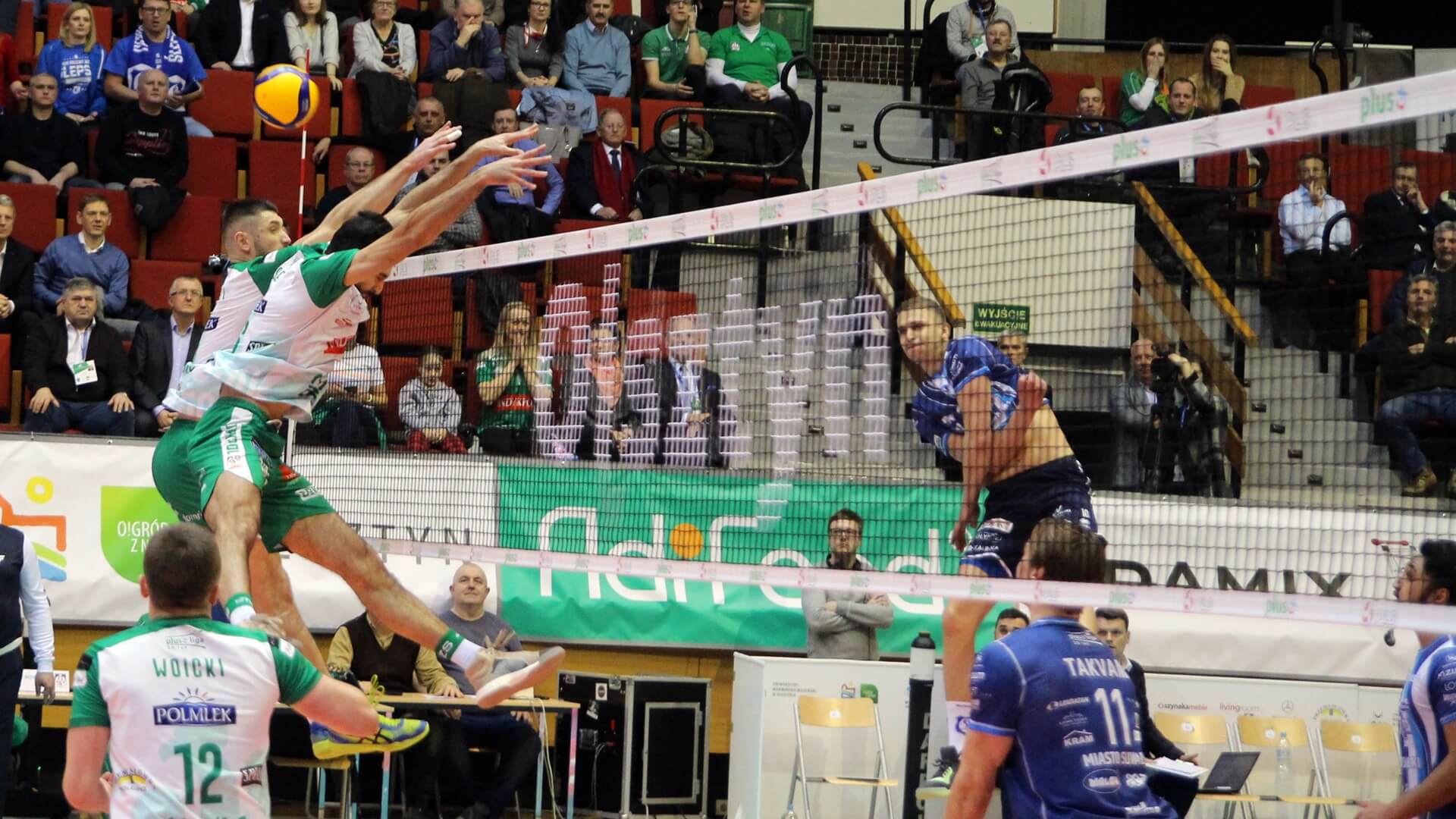 Siatkarskie Walentynki w Olsztynie - Ślepsk Malow Suwałki pokonuje "Akademików" 3:1