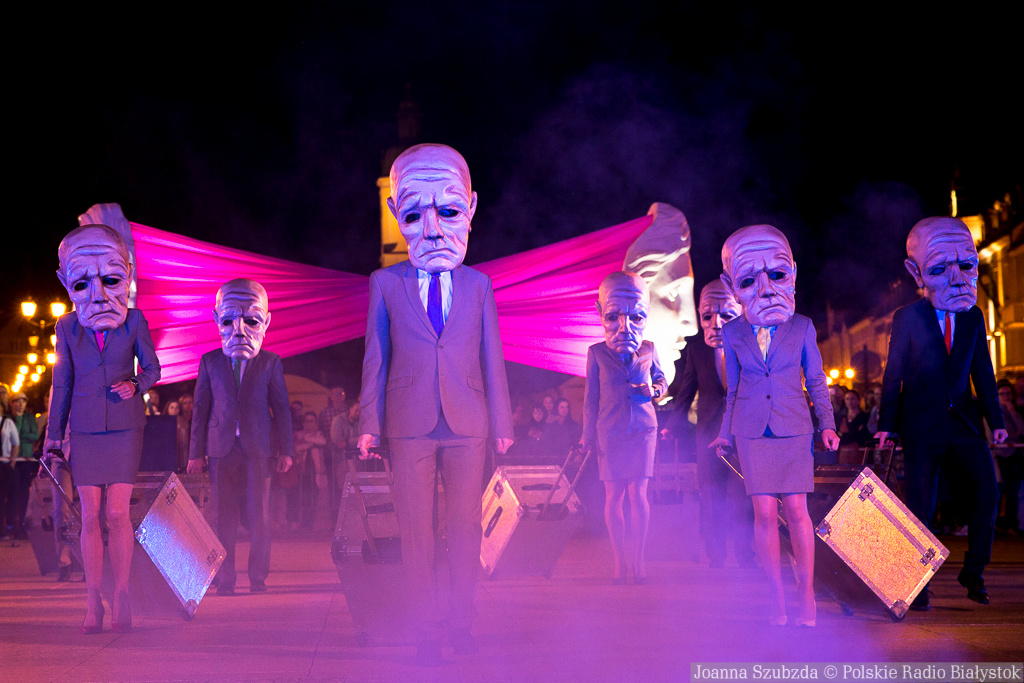 Peregrinus na Dni Sztuki Współczesnej - spektakl w centrum Białegostoku [zdjęcia]