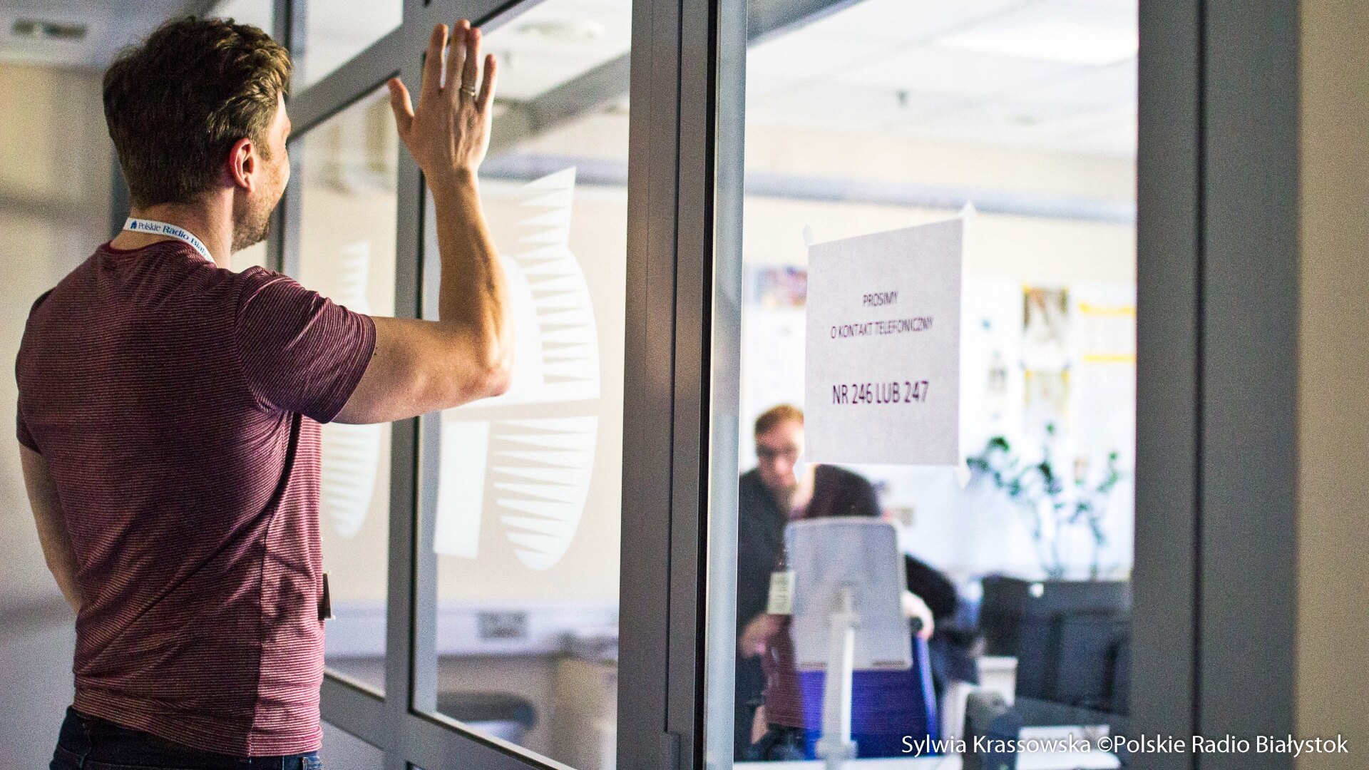Polskie Radio Białystok w czasie epidemii koronawirusa [zdjęcia]