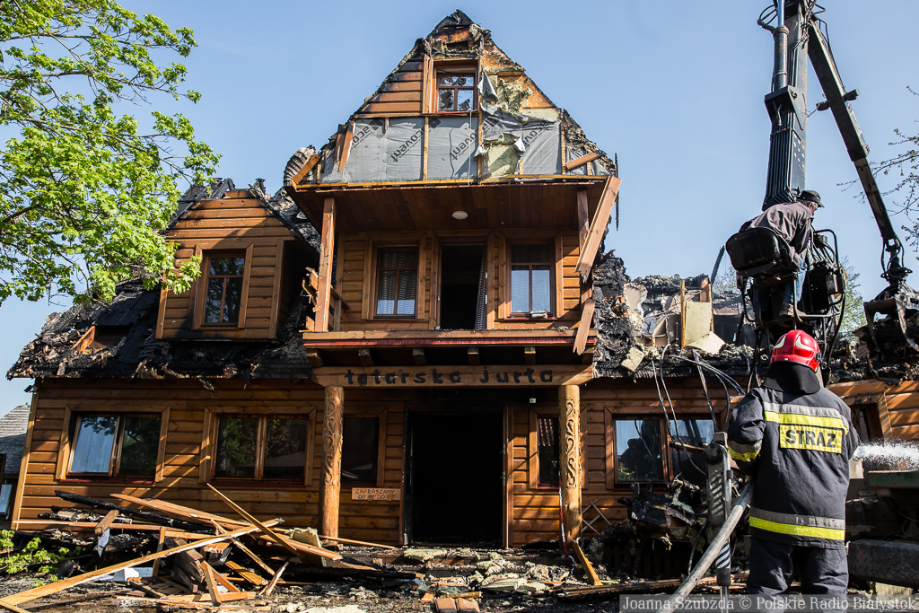 Firma ubezpieczeniowa wypłaciła pieniądze właścicielom Tatarskiej Jurty w Kruszynianach