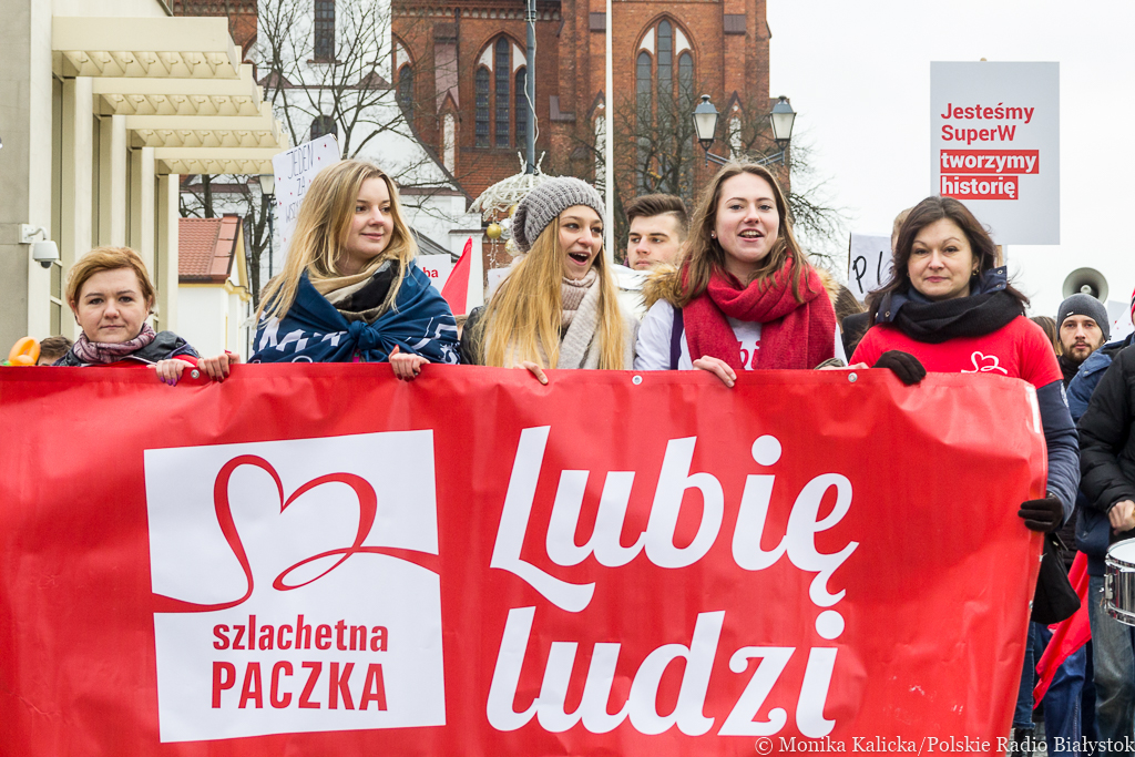 Ulicami Białegostoku przeszedł marsz Szlachetnej Paczki