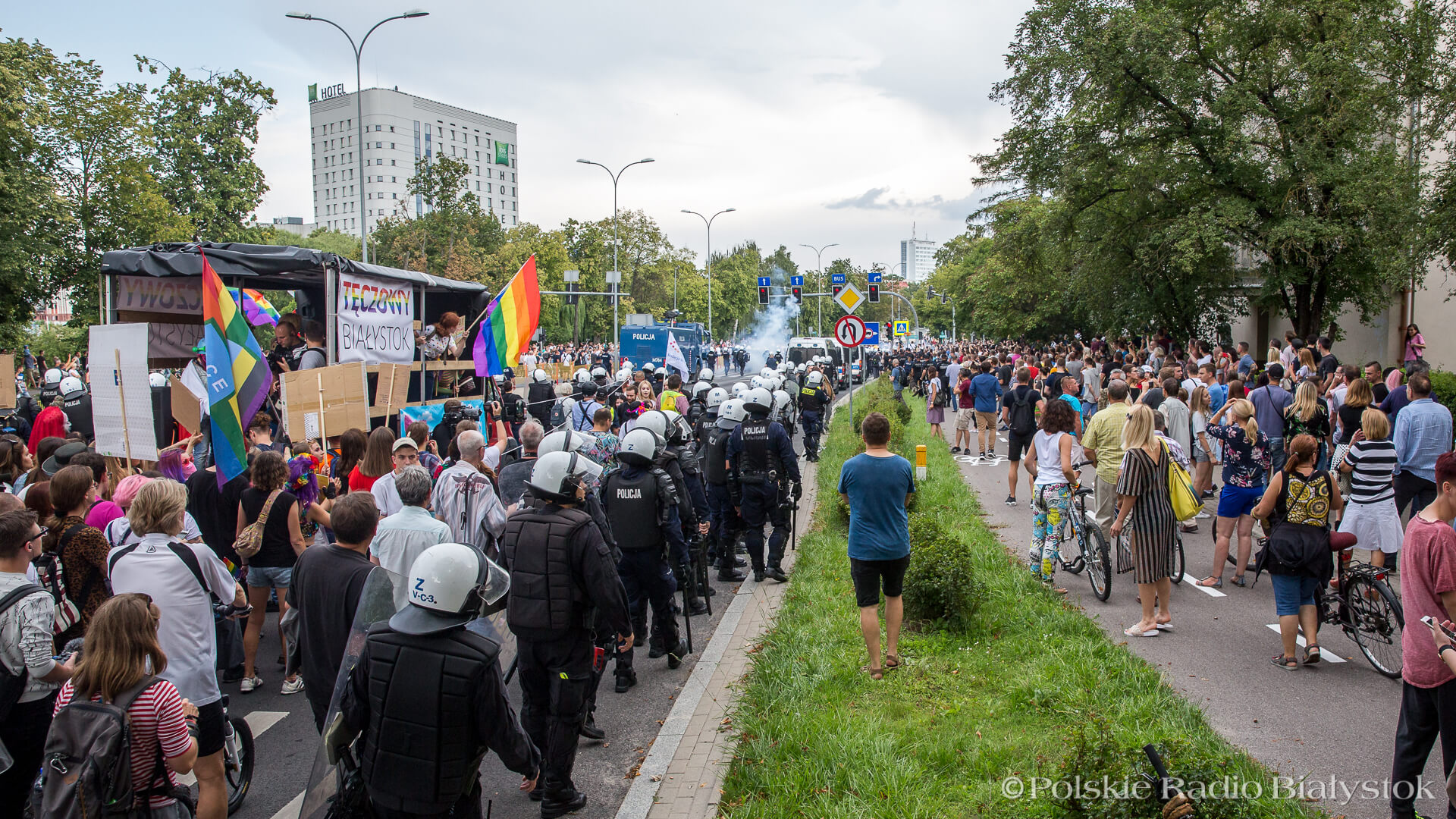 Jest pierwszy akt oskarżenia wz. z incydentami wokół Marszu Równości w Białymstoku