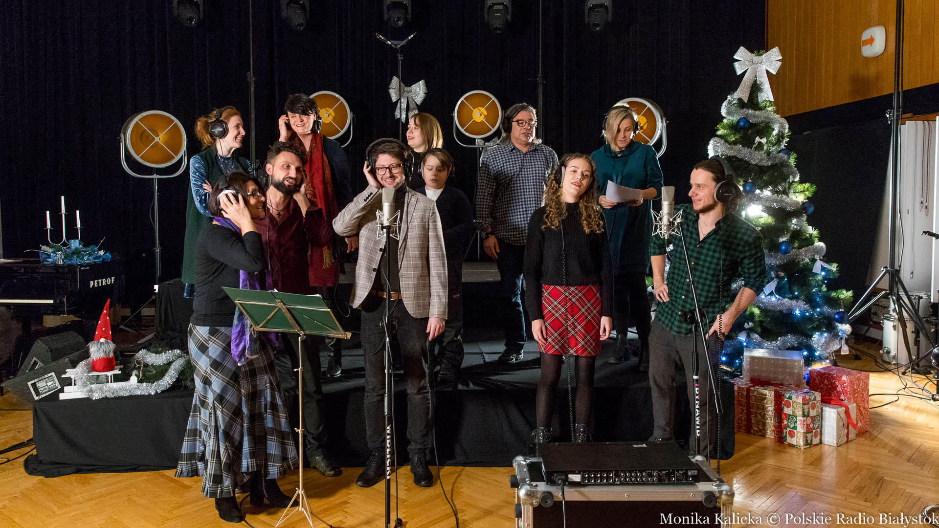 Nagranie "Pastorałki ze światełkami" w Studiu Rembrandt [zdjęcia]