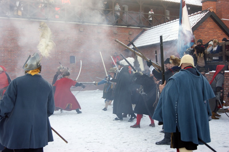 Rekonstrukcja szturmu Zamku w Tykocinie