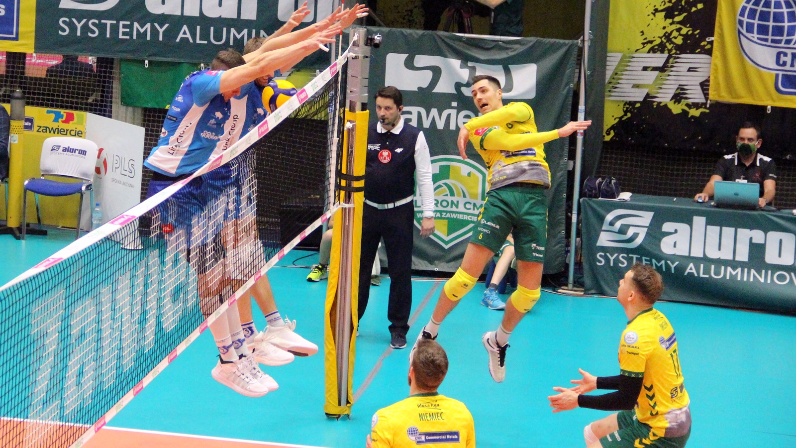 Ślepsk Malow Suwałki przegrywa w Zawierciu z Wartą 1:3