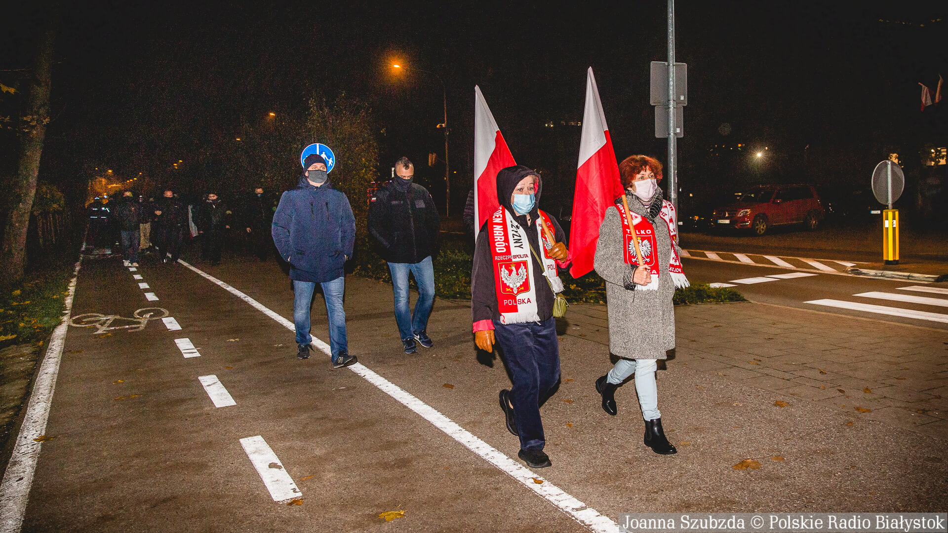 Zamiast tradycyjnego Białostockiego Marszu Niepodległości, spontaniczny spacer ulicami miasta