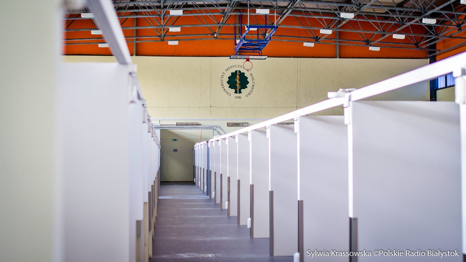 Kończą się prace budowlane przy szpitalach tymczasowych w Białymstoku [zdjęcia, wideo]