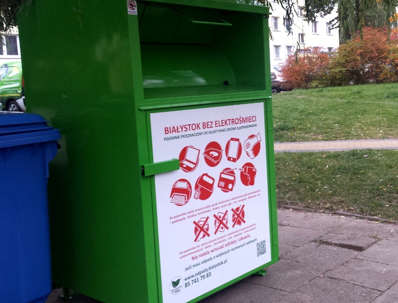 Białystok:  Pozbycie się starych, zepsutych telefonów czy komputerów będzie łatwiejsze