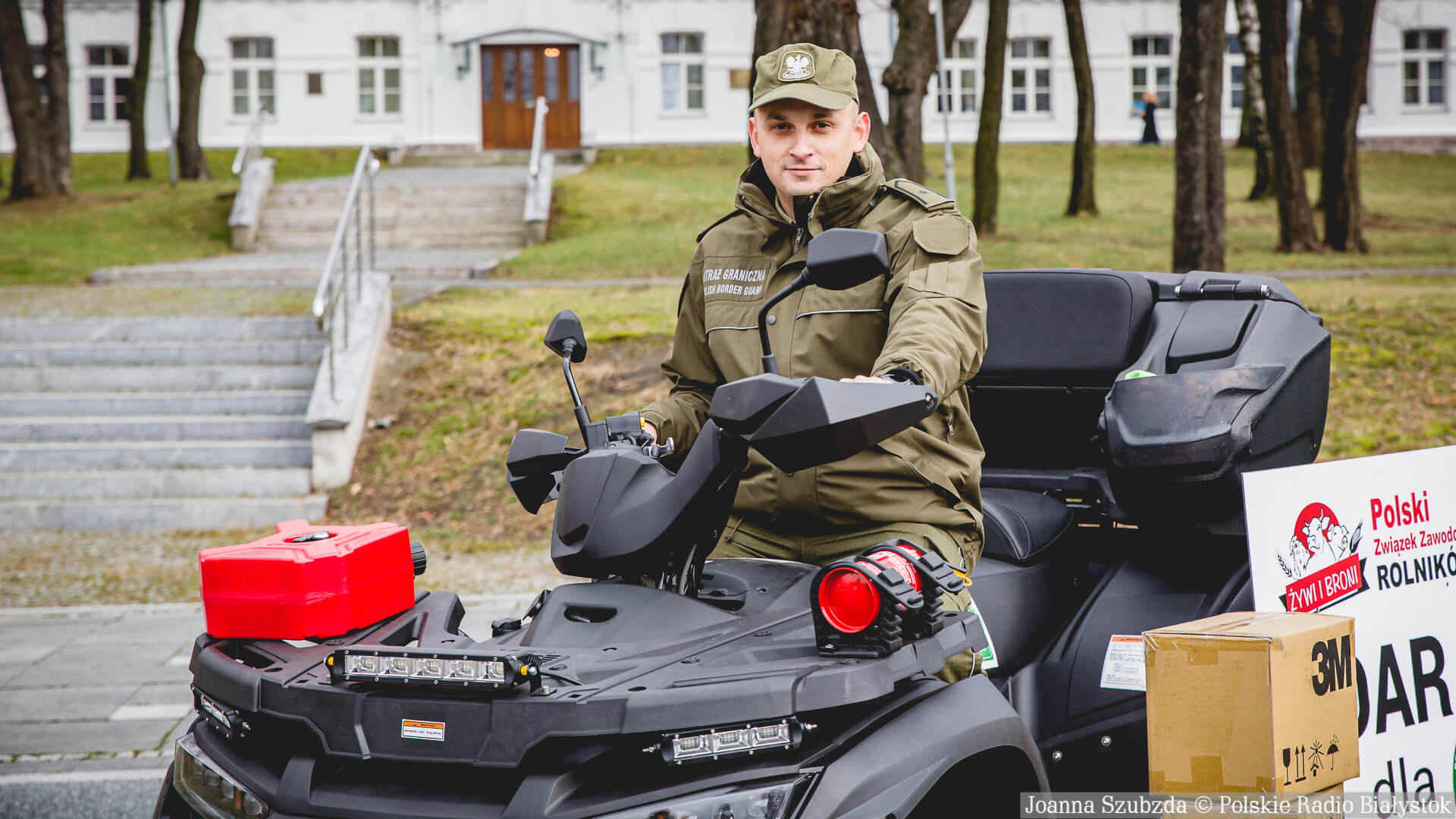 Rolnicy zebrali pieniądze i kupili quada Straży Granicznej [zdjęcia, wideo]