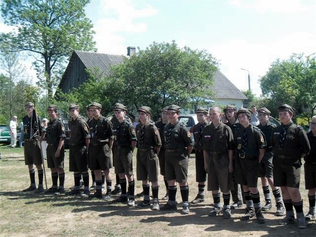 Harcerze z Suwałk pożegnali Irenę Piekarską, zwaną też "babcią harcerską"