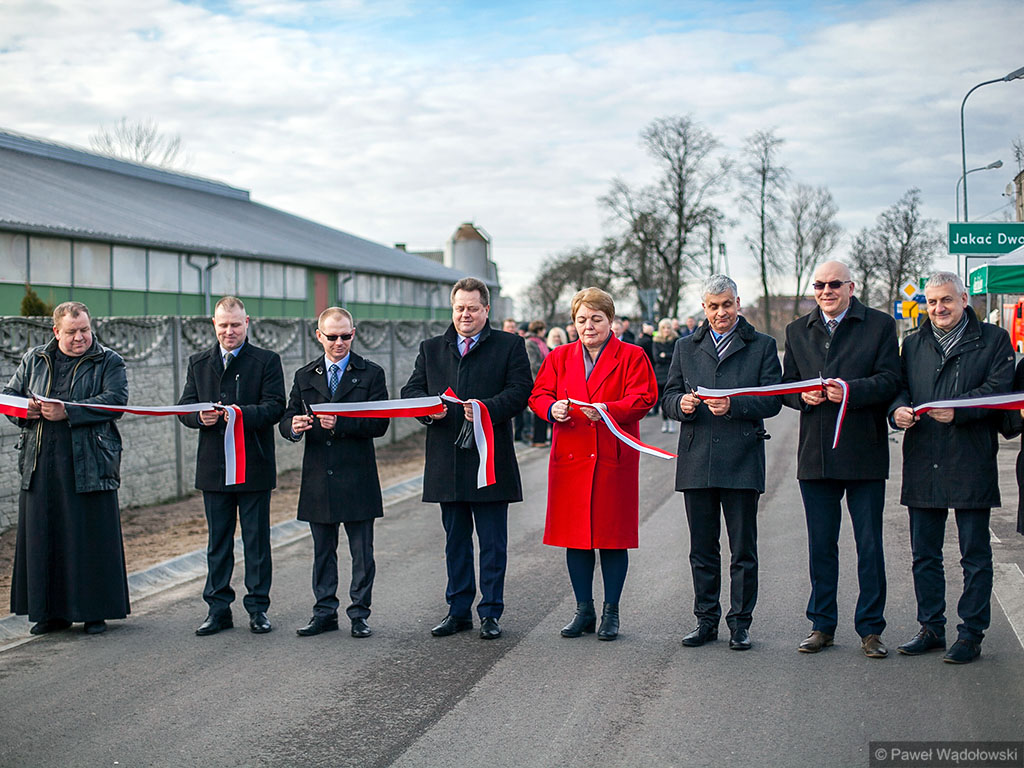 Otwarcie dróg zniszczonych w nawałnicy
