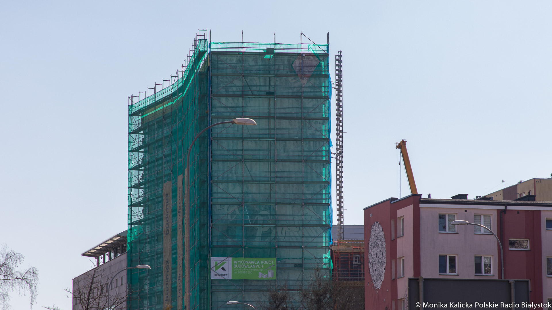 W Białymstoku zniknął mural z babcią Eugenią