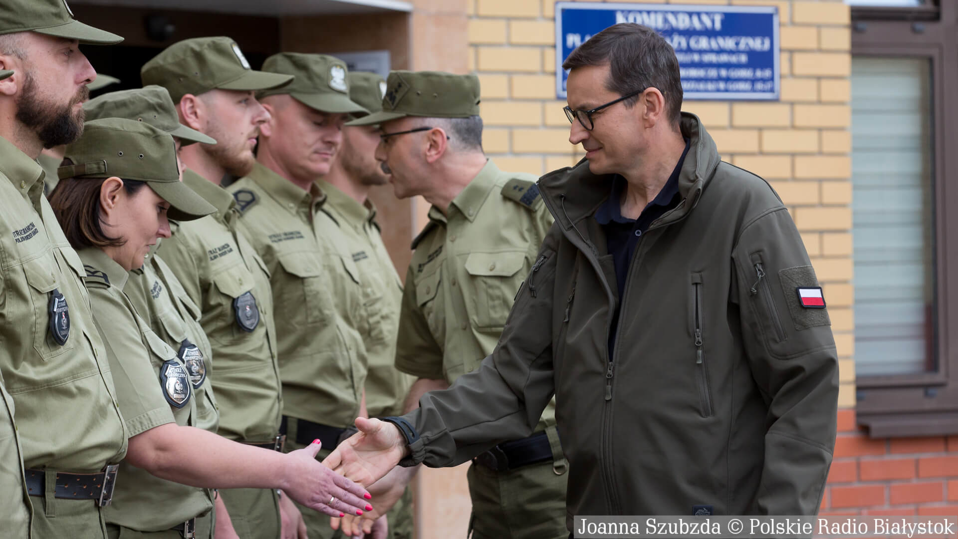 Premier Mateusz Morawiecki z wizytą na granicy polsko-białoruskiej [zdjęcia, wideo]