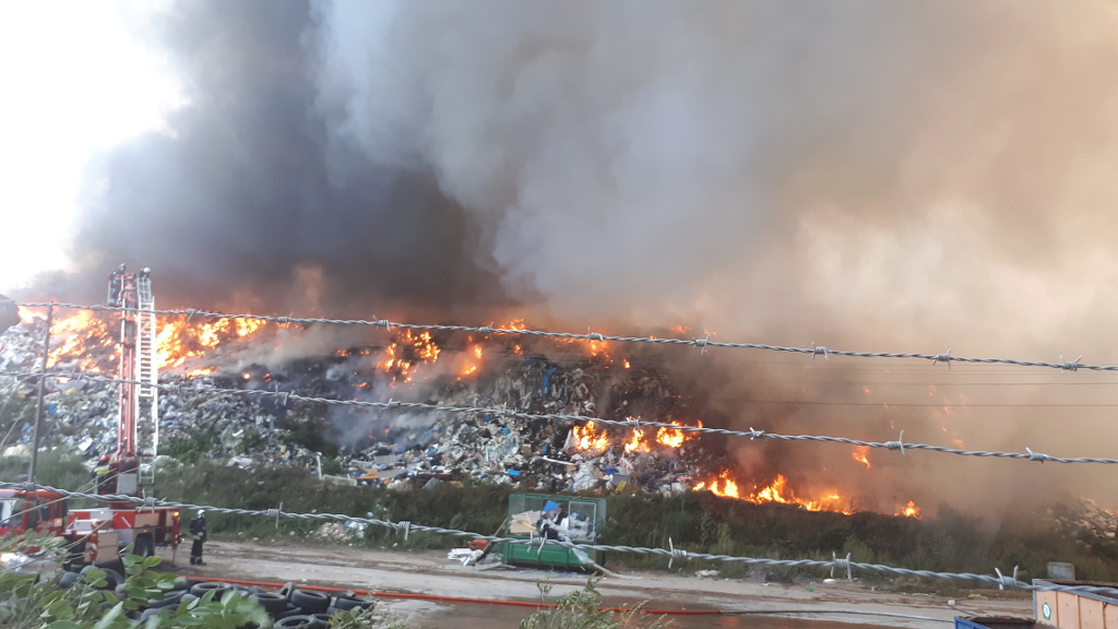 Pożar wysypiska śmieci w Studziankach - to nie było podpalenie