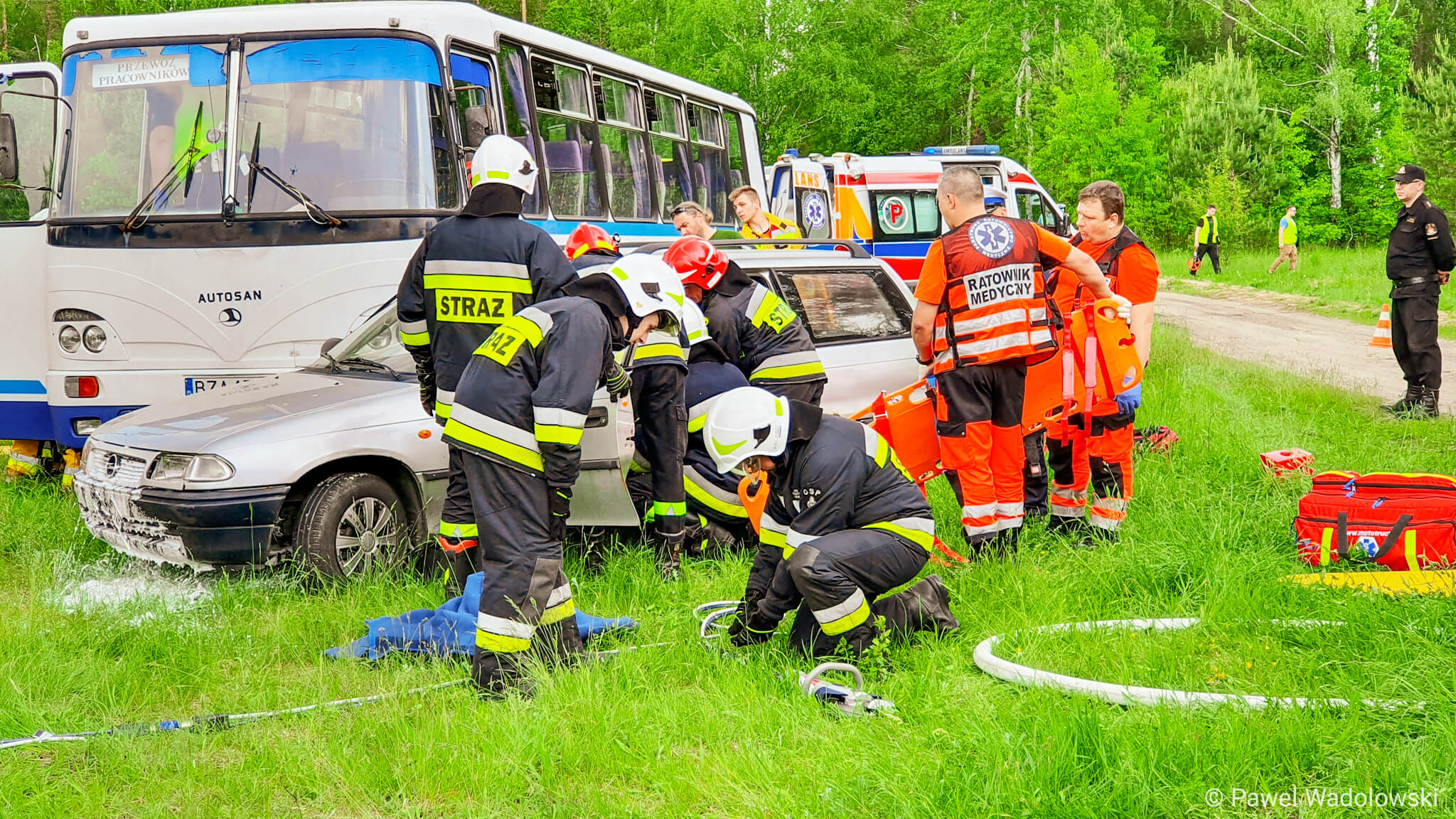 Ogólnopolskie ćwiczenia służb ratunkowych w Czerwonym Borze [zdjęcia]