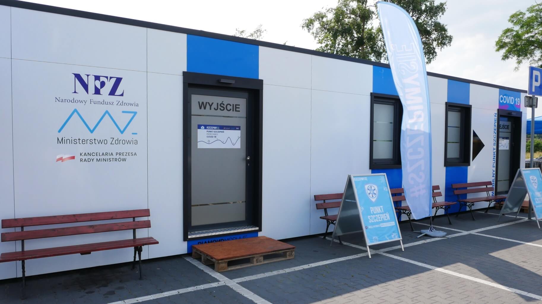 Szczepienia w mobilnym punkcie w Łomży przedłużone do 10 lipca