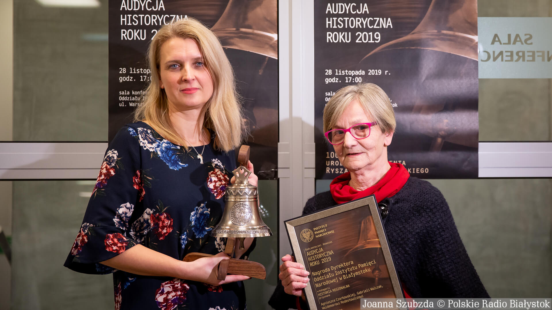 Nasze dziennikarki Agnieszka Czarkowska i Gabriela Walczak nagrodzone w konkursie IPN "Audycja Historyczna Roku" [zdjęcia]