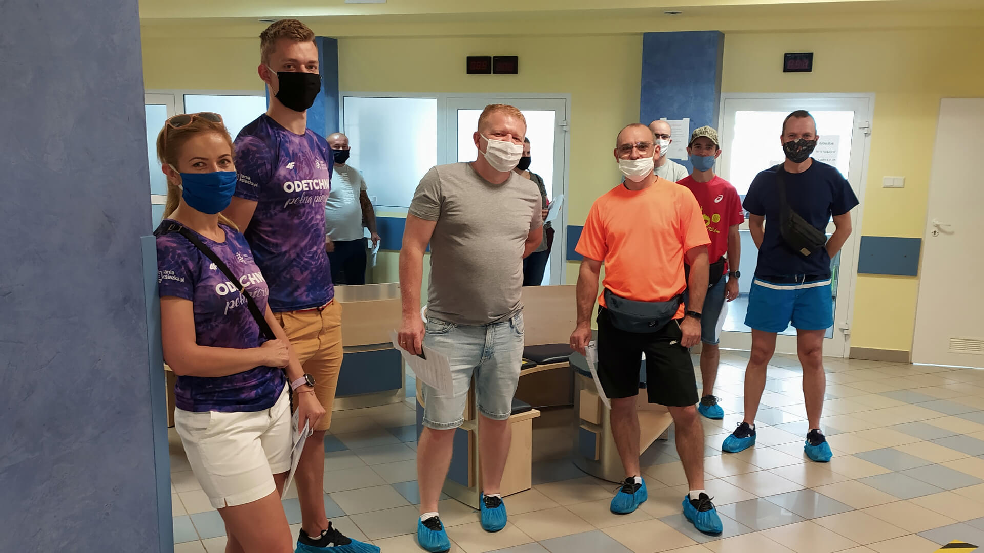 Biegacze zachęcają do oddawania krwi w Białymstoku