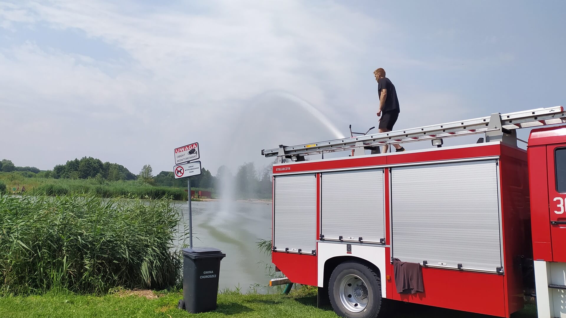 OSP w Choroszczy prewencyjnie natlenia wodę