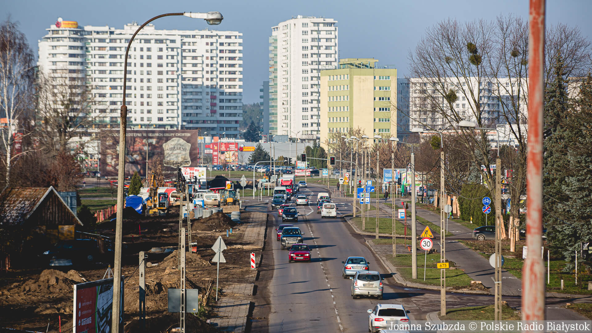 Białystok: rozpoczął się drugi etap przebudowy Alei Tysiąclecia Państwa Polskiego [zdjęcia, wideo]