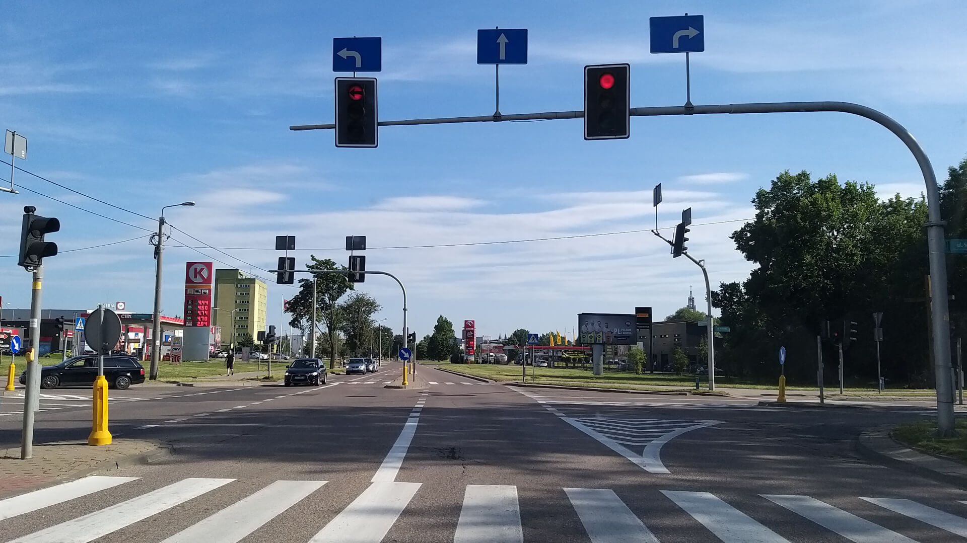 Przygotowania do przebudowy kolejnego odcinka Alei 1000-lecia Państwa Polskiego w Białymstoku