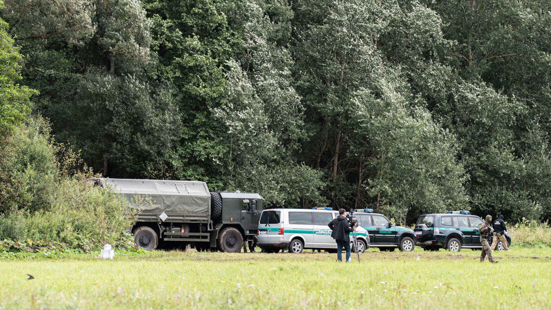 Usnarz Górny: Duchowni chcieli przekazać paczki koczującym po białoruskiej stronie granicy z Polską