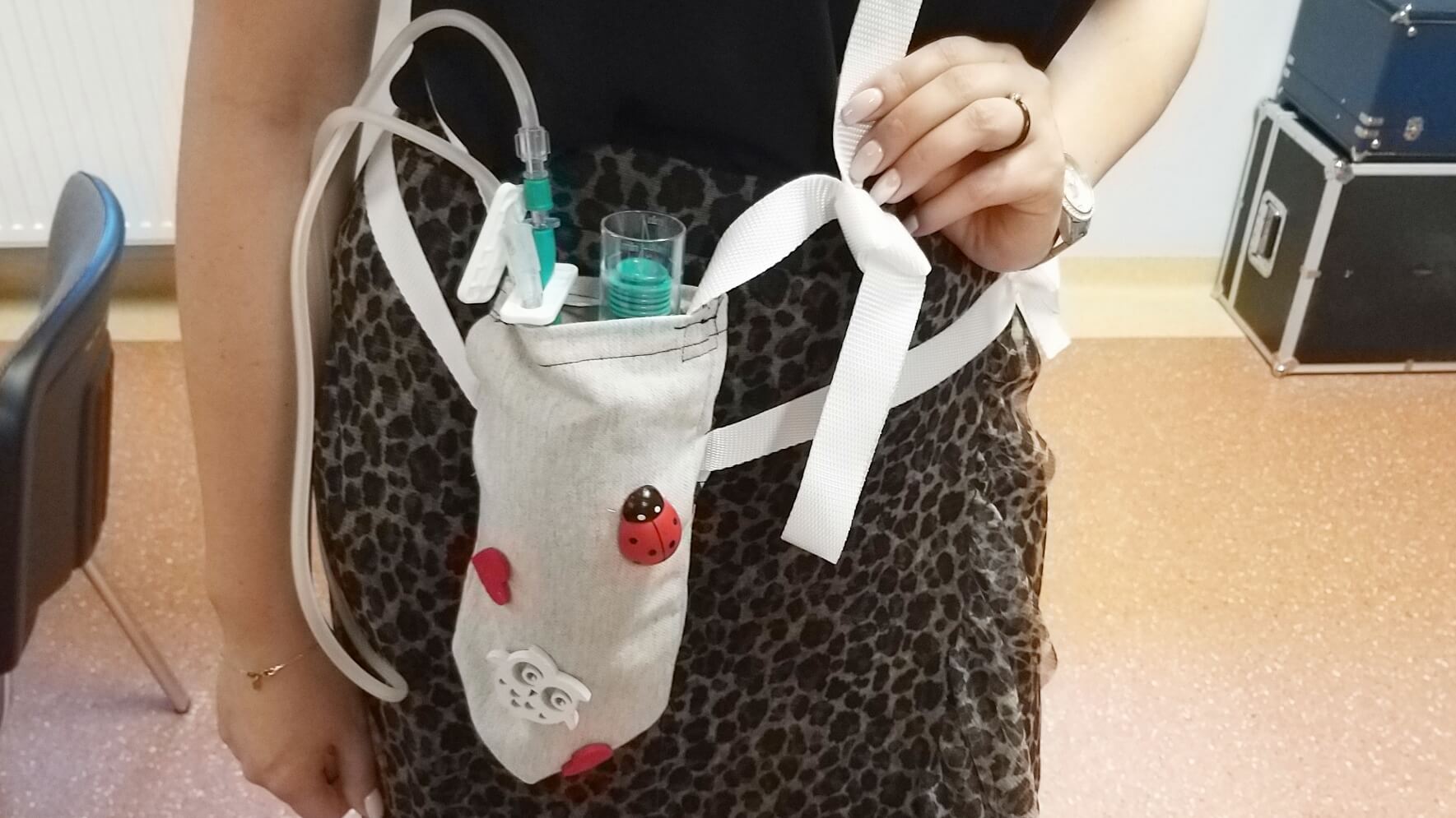 Kolorowe onkosakiewki będą nosić pacjenci Białostockiego Centrum Onkologii