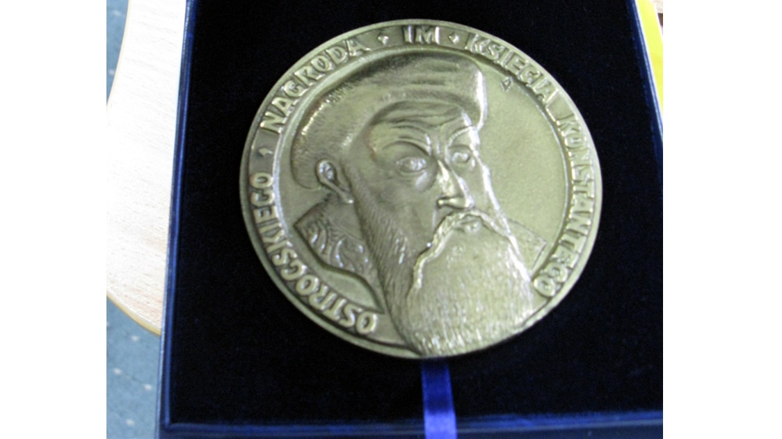 Znamy laureatów Nagrody im. Księcia Konstantego Bazylego Ostrogskiego za 2020 rok