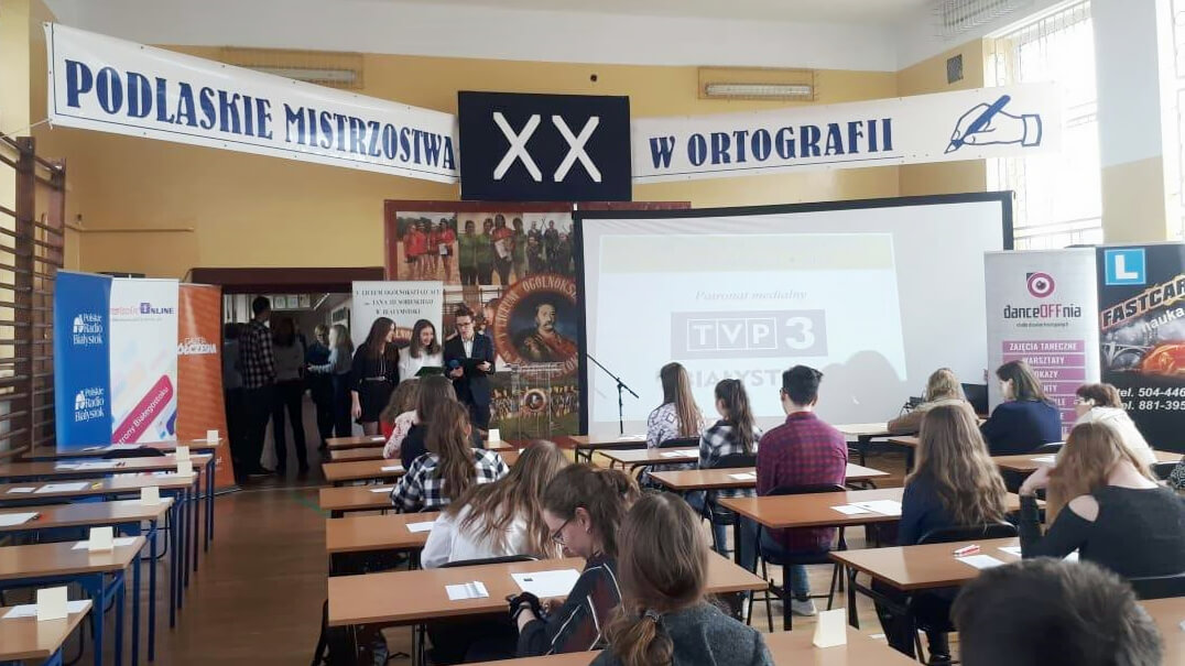 Uczniowie rywalizowali o tytuł Mistrza Ortografii