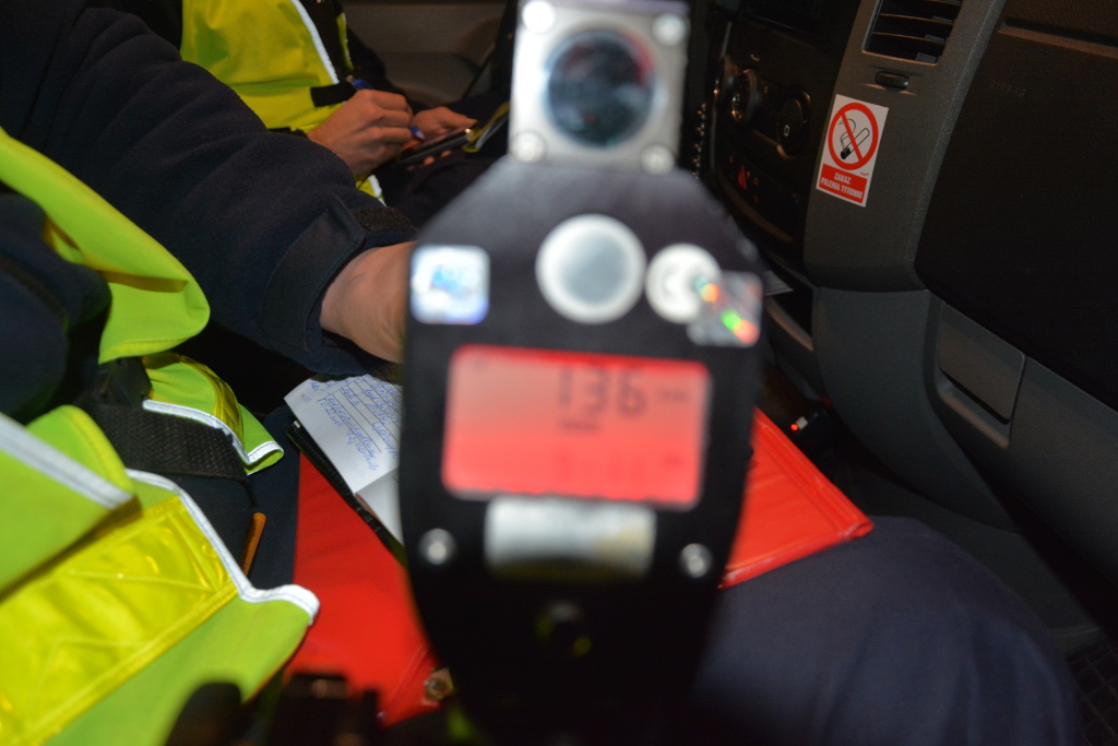 Belg pędził po Siemiatyczach 136 km/h