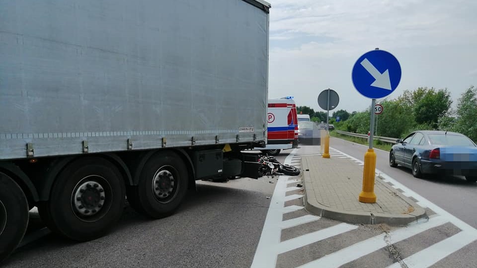 Śmiertelny wypadek motocyklisty w Brańsku