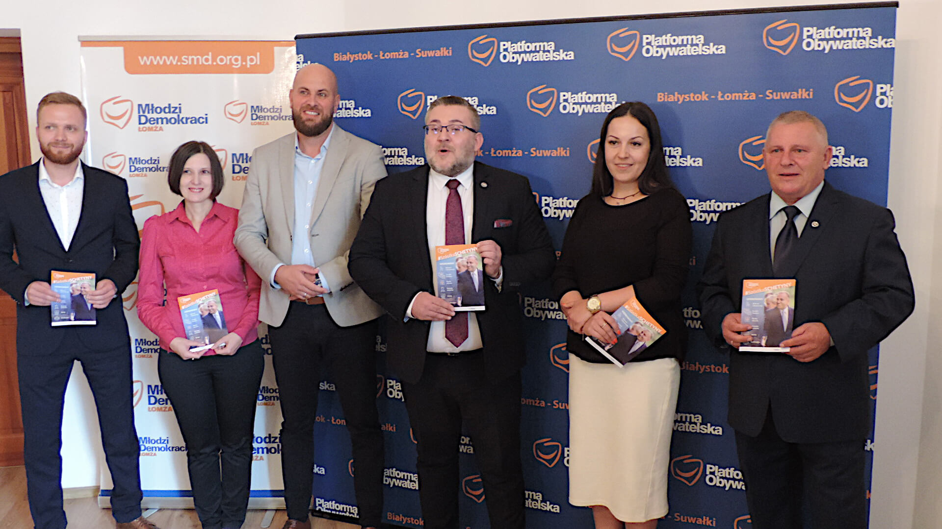Koalicja Obywatelska zaprezentowala łomżyńskich kandydatów do Sejmu