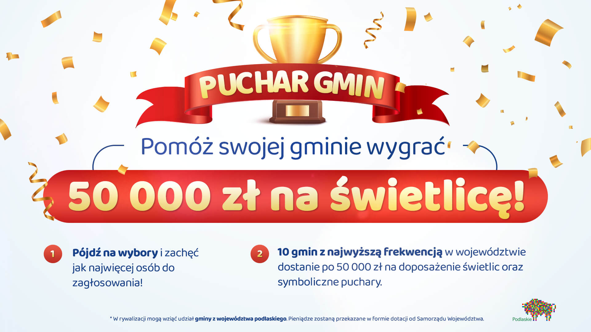 Puchar Gmin, czyli 50 tys. zł dla samorządów z najwyższą frekwencją w drugiej turze