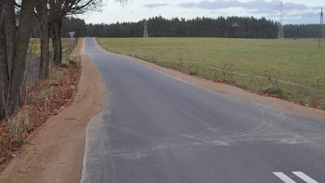 Otwarta jest już droga Sucha Wieś - Chodorki w gminie Raczki
