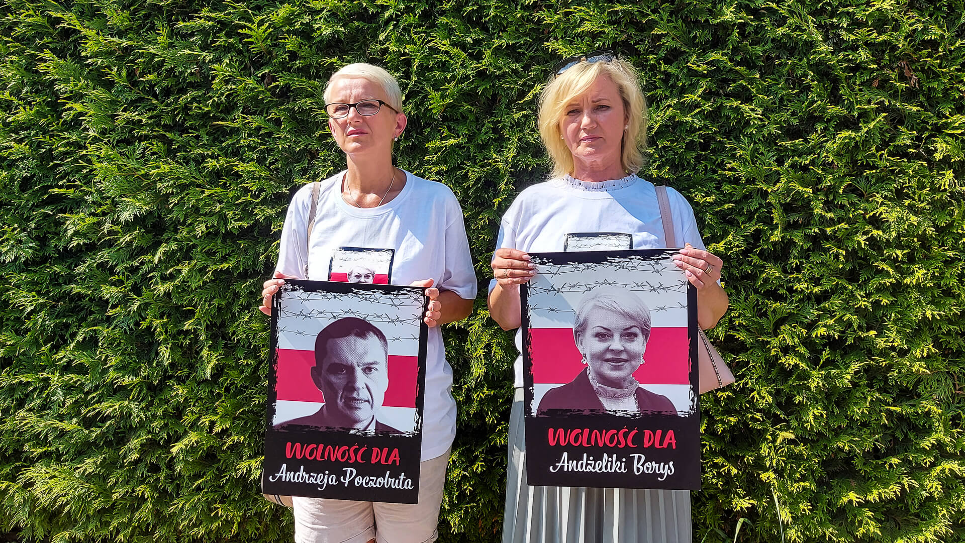Pikieta w geście solidarności z Polakami przebywającymi w białoruskich aresztach