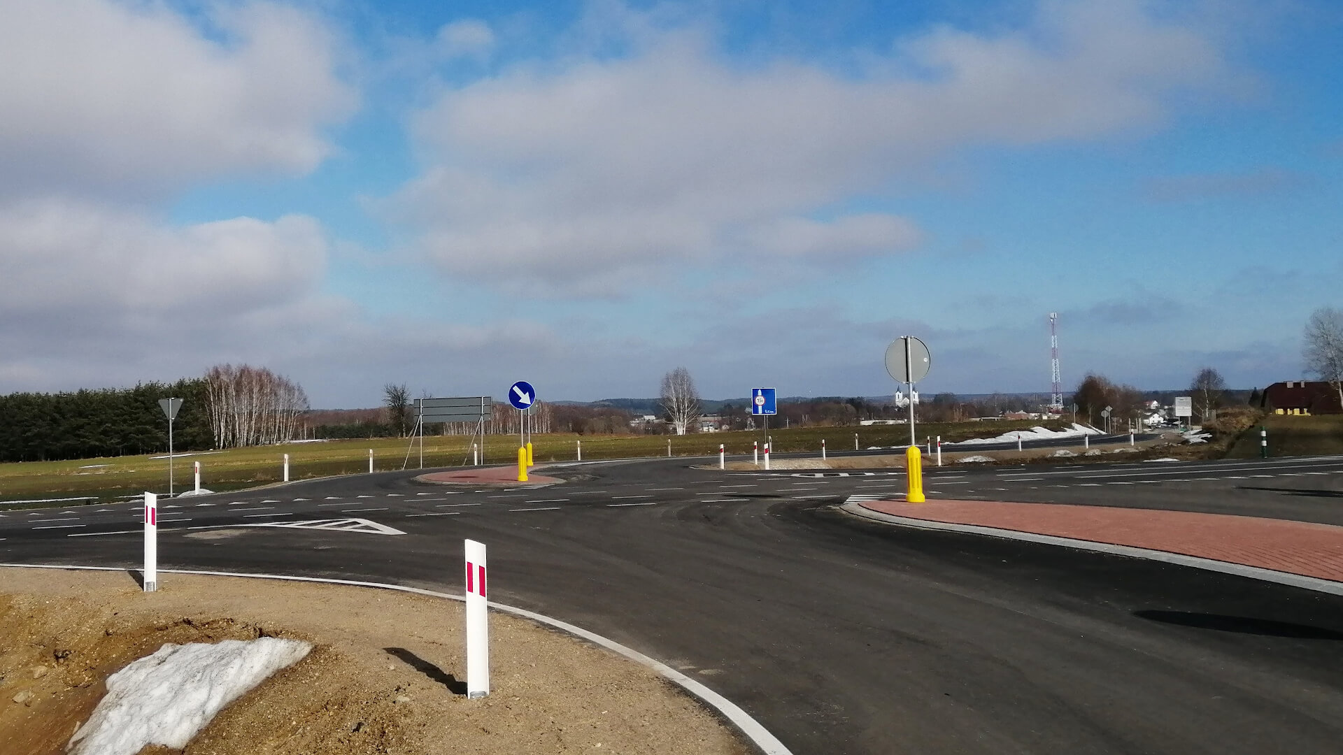 Kierowcy mogą już korzystać z wyremontowanego skrzyżowania koło Nowego Dworu