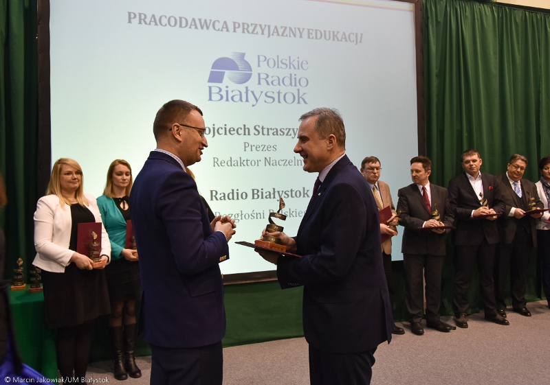 Polskie Radio Białystok z wyróżnieniem "Pracodawca Przyjazny Edukacji" [zdjęcia]
