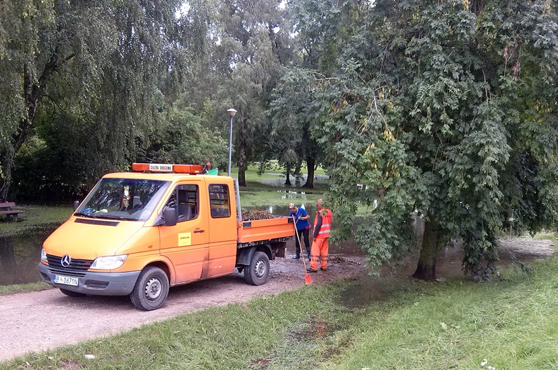 Białystok:  Ulewy minęły - problem pozostał